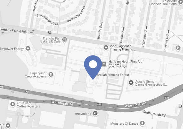 Frenchs Forest Map Thumbnail - Brellah